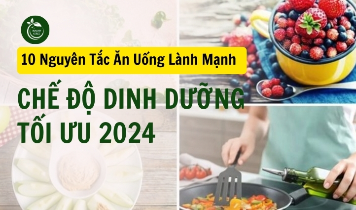 10 Nguyên tắc Ăn uống Lành mạnh: Chế độ Dinh dưỡng Tối ưu 2024