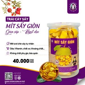 Mít quê sấy giòn