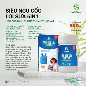 Siêu ngũ cốc lợi sữa 6in1