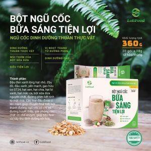 Bột ngũ cốc buổi sáng tiện lợi