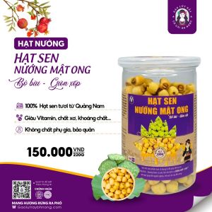 Hạt sen nướng mật ong