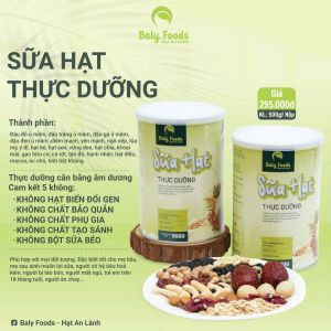 Sữa hạt thực dưỡng không đường BF