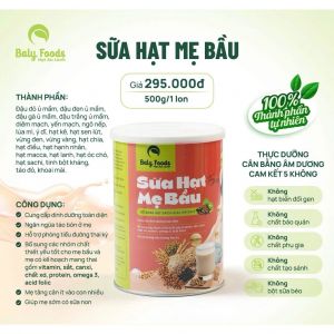 Sữa hạt thực dưỡng mẹ bầu