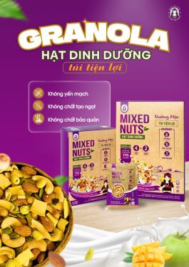 Granola siêu hạt dạng hộp