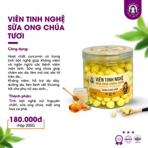 Viên tinh nghệ sữa ong chúa tươi