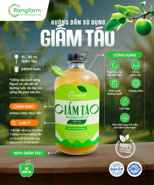 Giấm táo nguyên chất Rangfam