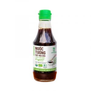 Nước tương mật hoa dừa organic Sokfarm - Dòng ít muối