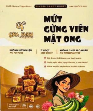 Mứt gừng viên mật ong