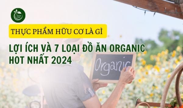 Thực phẩm hữu cơ là gì? Lợi ích và 7 loại thực phẩm organic hot nhất 2024